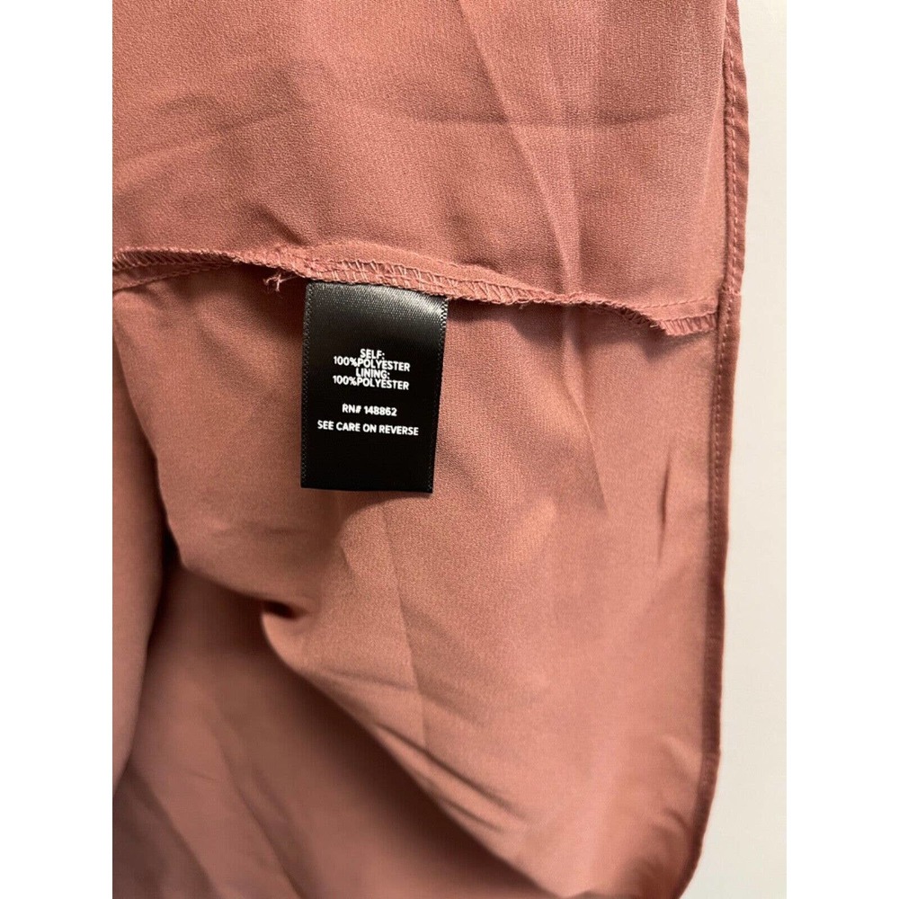 Torrid Walnut Georgette Double‎ Layer Tank Top Size 4 4XL Split Back Blouse - Picture 7 of 9